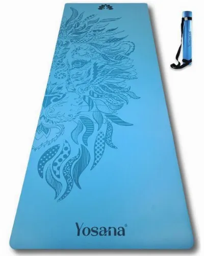 Yosana Yosana Yogamatte Ultra Grip inkl. Baumwolltragegurt (Löwe)