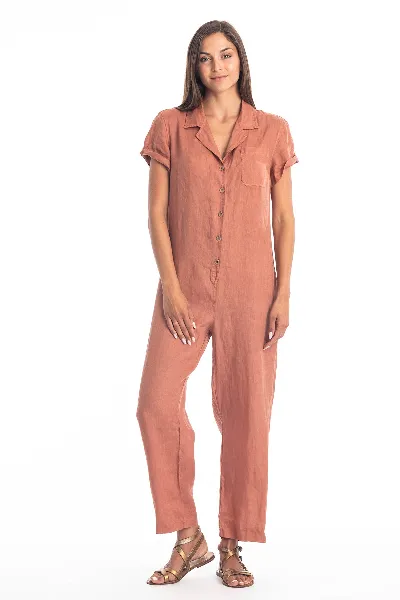 RAVENS VIEW IBIZA RAVENS VIEW IBIZA Damen vegan Jumpsuit Portofino Bronze