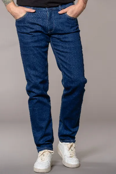 Feuervogl Feuervogl Herren vegan Jeans Finn Klassisch Blau