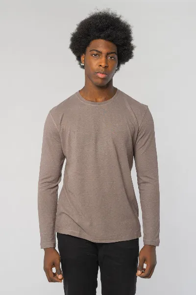 HempAge Leichtes Basic Longsleeve aus Hanf & Bio Baumwolle