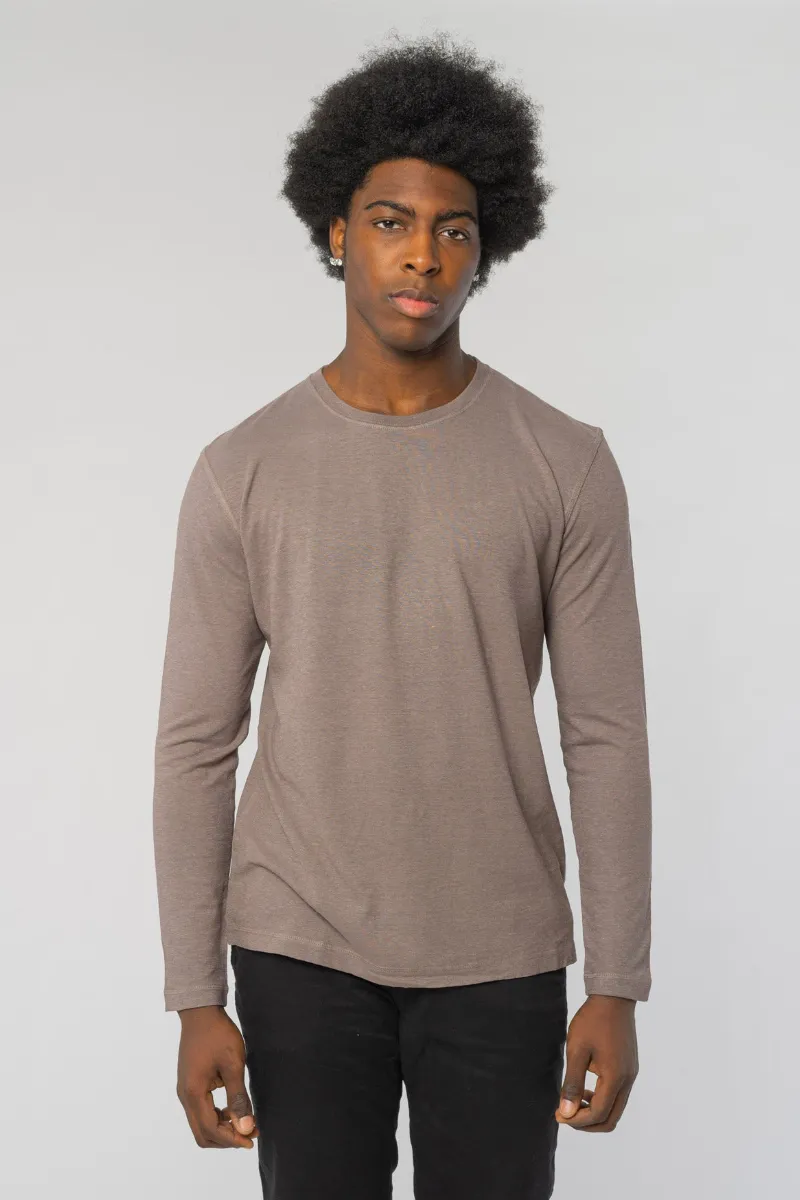 HempAge Leichtes Basic Longsleeve aus Hanf & Bio Baumwolle
