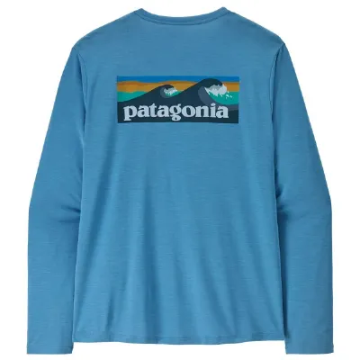 Patagonia Patagonia - L/S Cap Cool Daily Shirt Boardshort Logo - Funktionsshirt