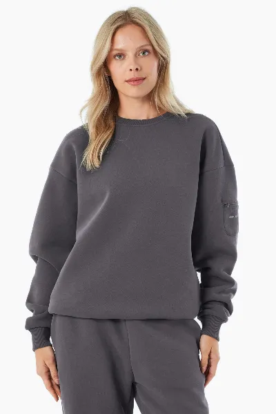 ORGANICATION ORGANICATION Herren vegan Sweatshirt Saylorr Schatten