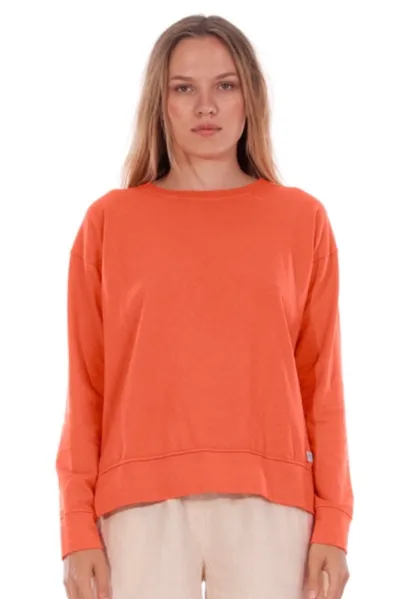 RAVENS VIEW IBIZA RAVENS VIEW IBIZA Damen vegan Sweatshirt Mia Terracotta