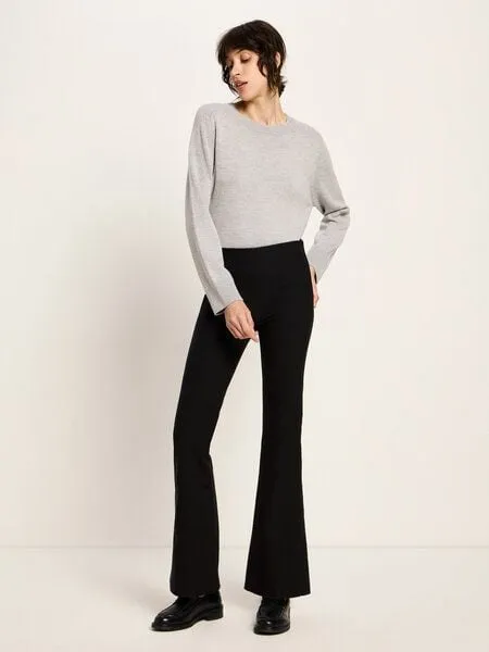 LANIUS LANIUS Hose mit ausgestelltem Bein (GOTS)