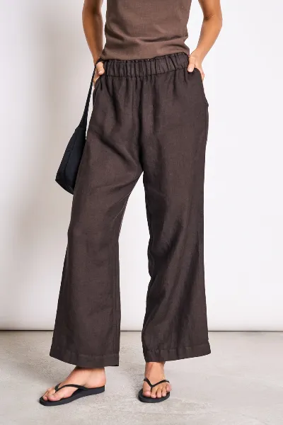 JAN N JUNE JAN 'N JUNE Damen vegan Hose Beveren Schlamm