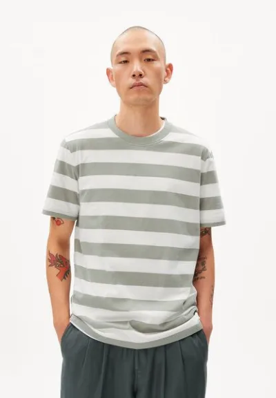 ARMEDANGELS ARMEDANGELS BAHAAR STRIPES - Herren T-Shirt Relaxed Fit aus Bio-Baumwolle