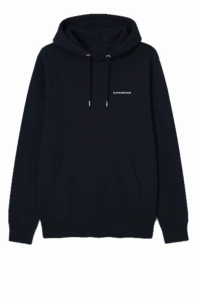 HAFENDIEB Hafendieb Herren vegan Hoodie Herren Logo Navy