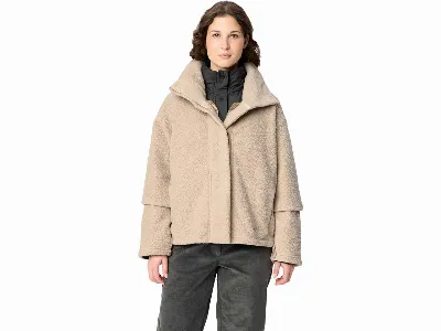 Vaude VAUDE Damen-Jacke Najun 3in1 im Boxy-Fit-Style, herausnehmbare Innenjacke, linen,