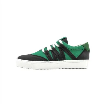VAER VAER LIMITIERT Nachhaltiger Sneaker: Recycled / Upcycled / Zirkulär / Vegan - Green White Phoenix