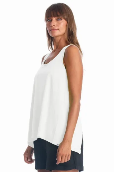 RAVENS VIEW IBIZA RAVENS VIEW IBIZA Damen vegan Top Easy White
