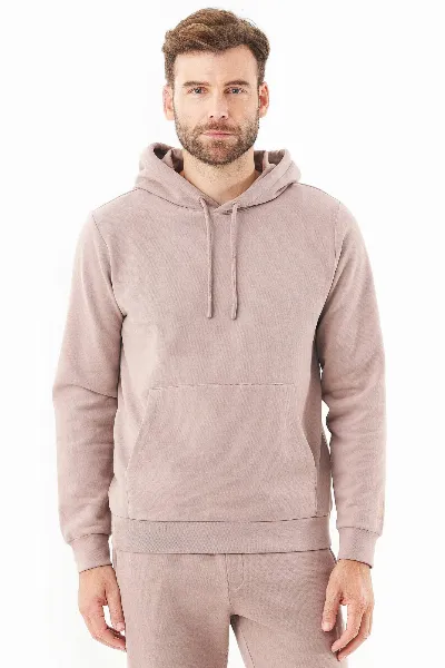 ORGANICATION ORGANICATION Herren vegan Hoodie Hoolden Mokka