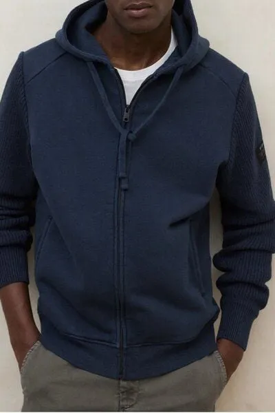 ECOALF ECOALF Sweatjacke VIGO man, Farbe deep navy