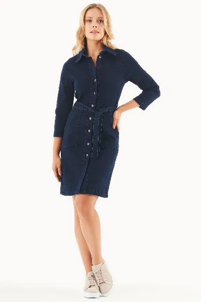ORGANICATION ORGANICATION Damen vegan Jeanskleid Aus Bio-Baumwolle
