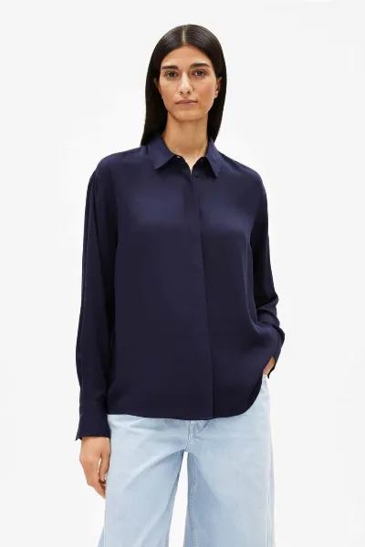 ARMEDANGELS ARMEDANGELS Damen vegan Longsleeve Larisaana Blau