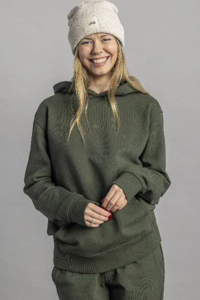 DIRTS DIRTS Herren vegan Hoodie Classic Moosgrün