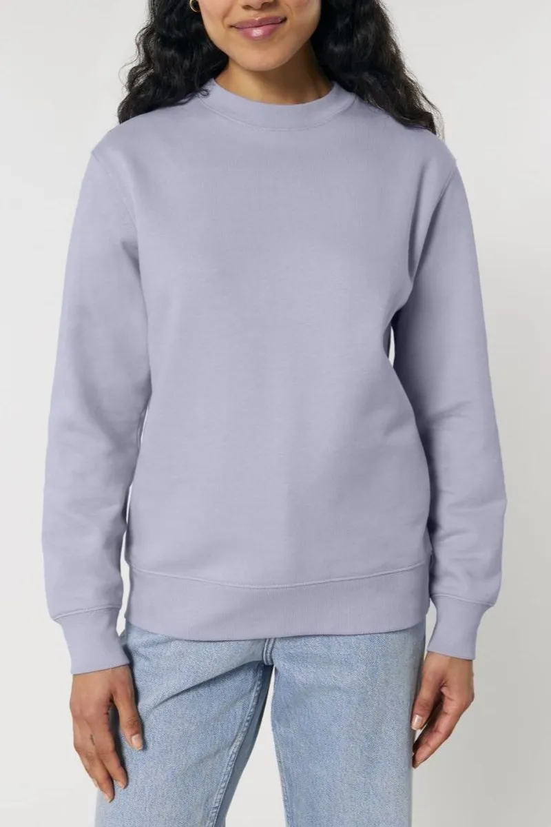 UNIPOLAR UNIPOLAR Herren vegan Pullover Basic Chess Lavendel