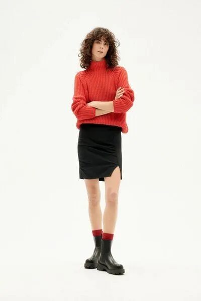 thinking mu thinking mu Black Lara Skirt