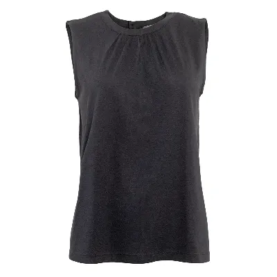 Living Crafts LIVING CRAFTS - Damen Top - Schwarz (52% Bio-Baumwolle; 48% Viskose (Bambus)), Nachhaltige Mode, Bio Bekleidung
