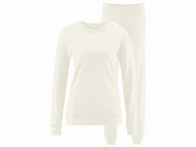 Living Crafts Living Crafts Bio-Damen-Schlafanzug Betty natural,