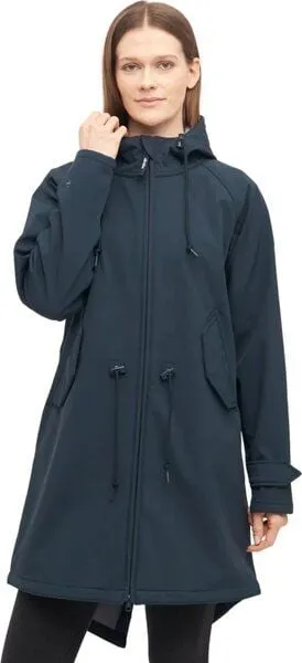derbe Derbe Damen Regenjacke Friese Island navy lily pad