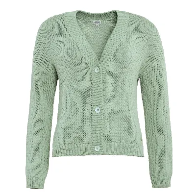 Living Crafts LIVING CRAFTS - Damen Strickjacke - Grün