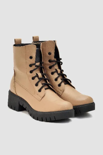 BOHEMA BOHEMA Damen vegan Stiefel Workers Nr. 3 Carmel
