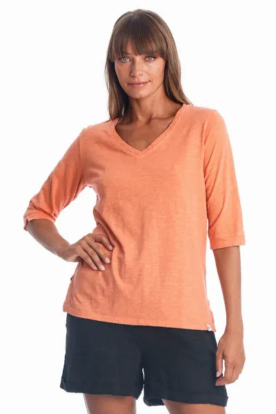 RAVENS VIEW IBIZA RAVENS VIEW IBIZA Damen vegan Top Lisa Aprikose