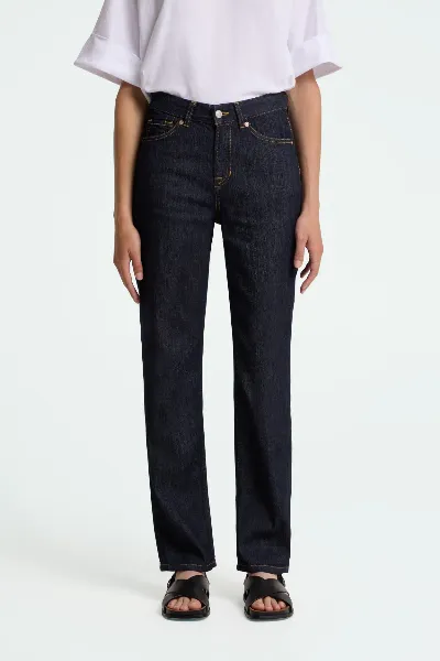 Kings Of Indigo Kings of Indigo Damen vegan Jeans Inoe Cotton Flex Rinse Blau