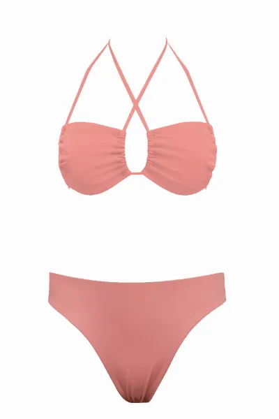 Anekdot Anekdot Damen vegan Bikini Low Versatile + Skyline Slim Blush