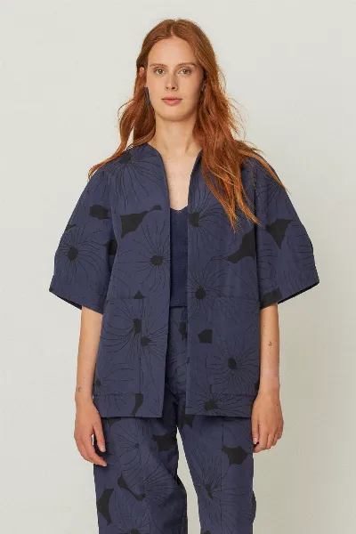 SKFK SKFK Damen vegan Blazer Kanala Marineblau