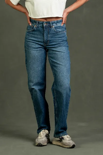 Kuyichi Kuyichi Damen vegan Jeans Lola Mom Vital Fade