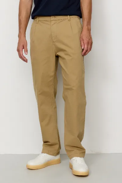 recolution Recolution Herren vegan Chinos Eiche Wüstenbraun