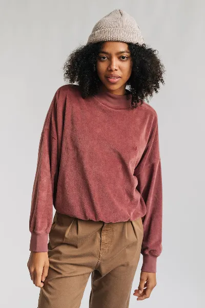 TWOTHIRDS TWOTHIRDS Damen vegan Sweatshirt Binz Rose