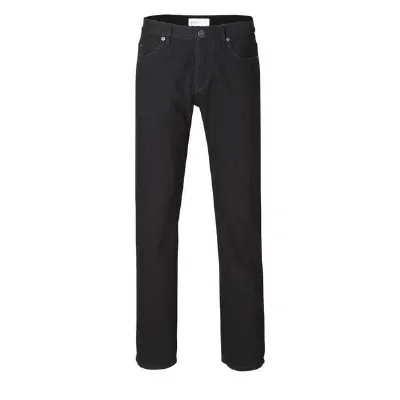goodsociety goodsociety Mens Straight Jeans Black One Wash