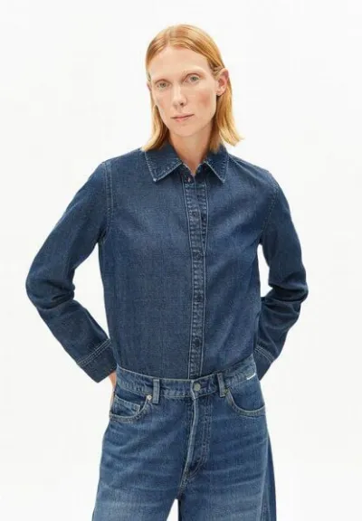 ARMEDANGELS ARMEDANGELS AURELAA DENIM Damen Jeansbluse aus Baumwoll-Lyocell-Mix