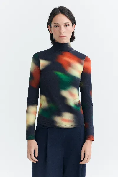 Thinking MU Longsleeve Ellen Bloom Print Rot