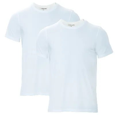 Living Crafts LIVING CRAFTS - Herren T-Shirt, 2er-Pack - Weiß