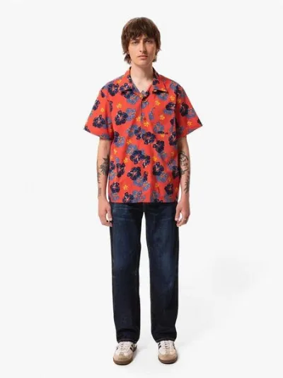 Nudie Jeans Nudie Jeans ARTHUR Flower Hawaii Shirt