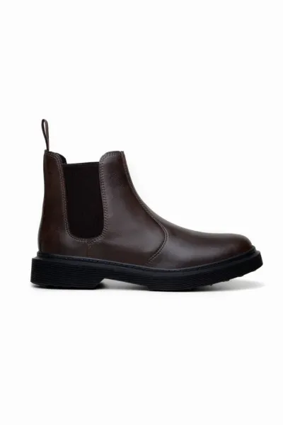 Green Laces Green Laces Herren vegan Chelsea Boots Espresso Braun