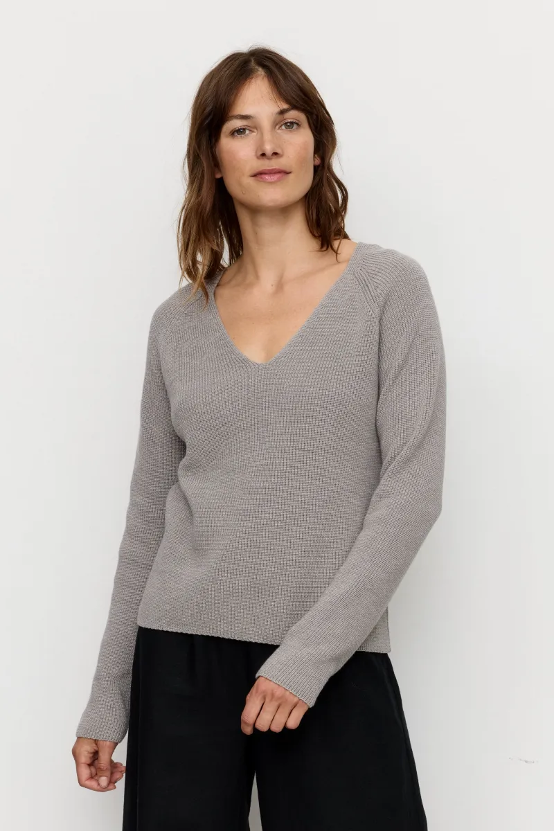recolution Recolution Damen vegan Pullover Rucola Greige