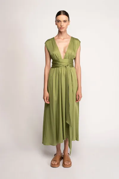 Neu Nomads Neu Nomads Damen vegan Kleid Belize Gras