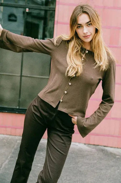 Avani Avani Damen vegan Strickjacke Henna