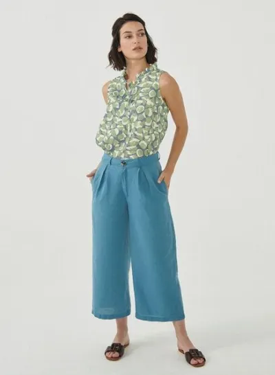 ORGANICATION ORGANICATION Culotte Hose aus Leinengemisch