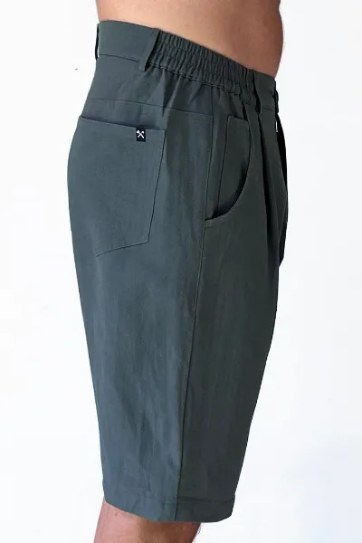 The Driftwood Tales The Driftwood Tales Herren vegan Shorts In Smaragdgrün