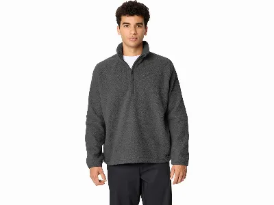 Vaude VAUDE Herren-Half-Zip-Fleece-Pullover Najun, weitenregulierbarer Saum, graphite,