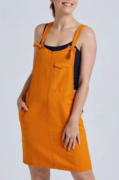 Flax and Loom Flax and Loom Damen vegan Kleid Latzhose Peggy Sun