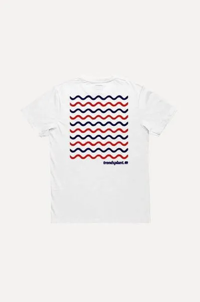 Trendsplant Trendsplant Explanada Organic T-Shirt White