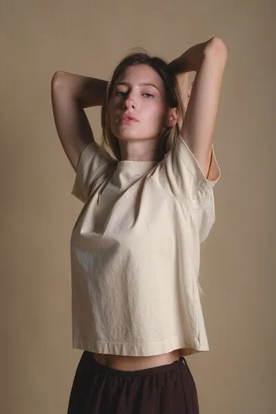 Trendsplant Trendsplant Women's Essential Garment T-Shirt Pearled Ivory