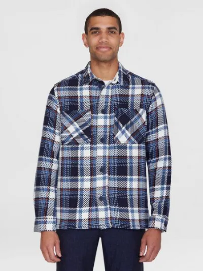 KnowledgeCotton Apparel KnowledgeCotton Apparel Kariertes Overshirt CHECKED aus Bio-Baumwolle
